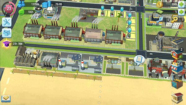 シムシティ ビルドイット その３ ゲームの感想