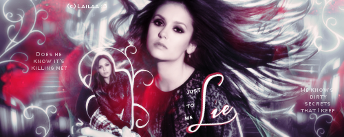 Nina Dobrev Sygnature by Lailaa by GraphicsLailaa