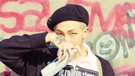 rap monster graffiti bts hd wallpaper  pics