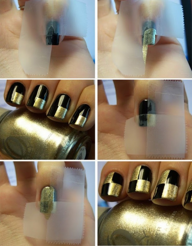 Top DIY Easy Tape Nail Designs 620 x 796 · 85 kB · jpeg