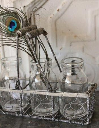 Basket with Vases Bottles