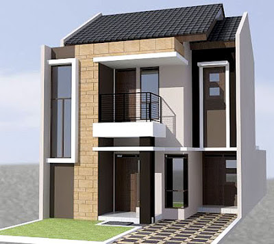 Desain rumah minimalis 2 lantai modern - Desain Rumah 