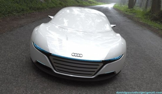 daniel garcias a9 concept4 550x319 Audi A9 Concept Car Repairs Itself, Changes Body Color