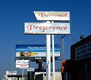 Personal preference