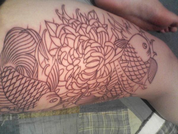 fantail goldfish eggs pictures. Fantail Goldfish Tattoo 1 by