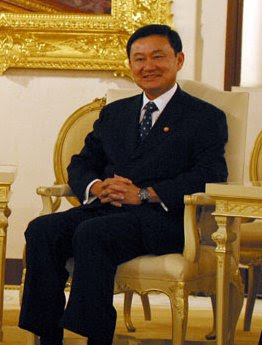 Thaksin Shinawatra, prime minister of Thailand...