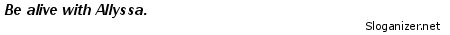 generated by sloganizer.net