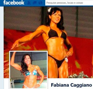 Fabiana Caggiano era campeã de fisioculturismo (Foto: Reprodução/Facebook)