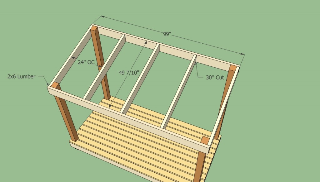 Firewood storage shed plans | HowToSpecialist - How to 
