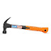 GLUN® Claw Hammer, Fiberglass Mallet with Comfort Grip Handle, Camping Long Claw Hammer, Stubby Tack Hammer for Driving and Pulling Out Nails
