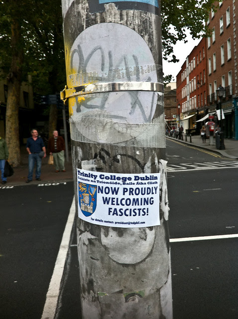 Protesting Against Visit By Nick Griffin