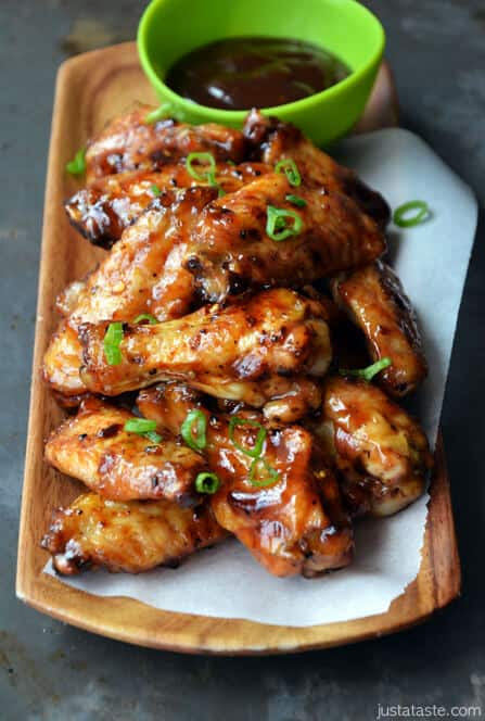 Just a Taste | Crispy Baked Asian Chicken Wings