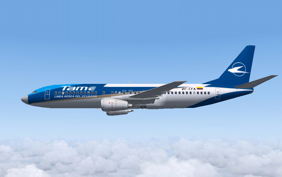 Tame Ecuador Boeing 737-400 for FS2004