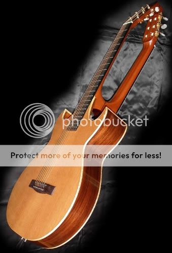 Gottschall funnel-bodied double-sided guitar