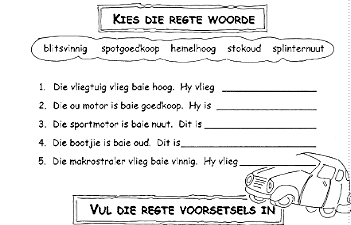 English First Additional Language Grade 7 Worksheets Term 2