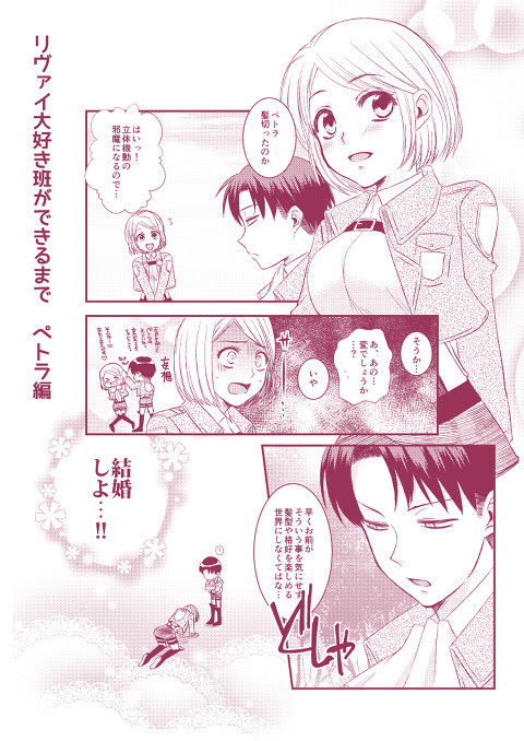 リヴァイ大好き班ができるまで ペトラ編 Pixiv年鑑 B