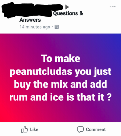 Peanutcludas and getting caught in the rane: