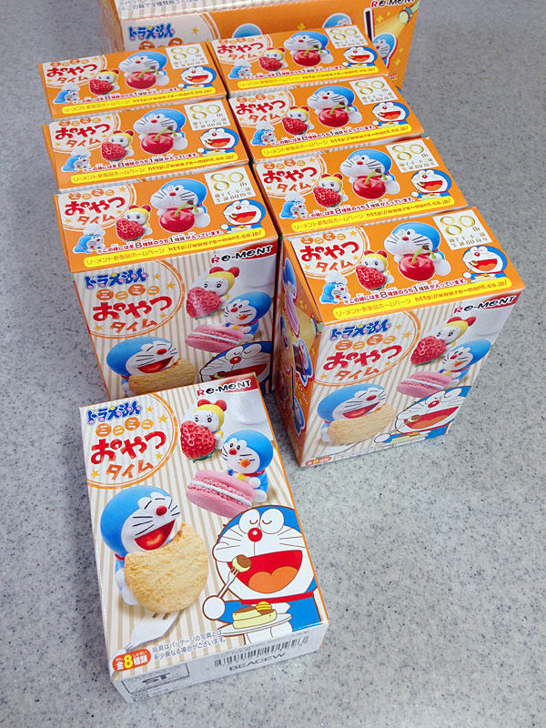 小さくなったドラがお菓子や果物にかぶりつき 新食玩 ドラえもん ミニミニおやつタイム 発売 ちょっと気になるドラえもん最新情報