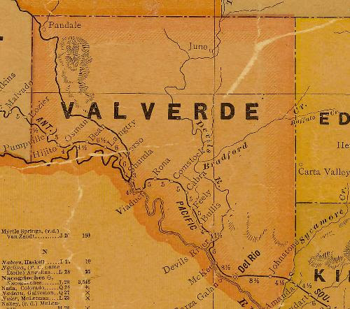 Val Verde County Texas Map Val Verde County Texas.