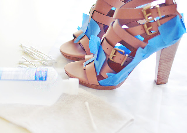 Neon Shoes DIY  -  paint leather shoes  2