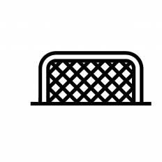 サッカーゴール シルエット イラストの無料ダウンロードサイト シルエットac