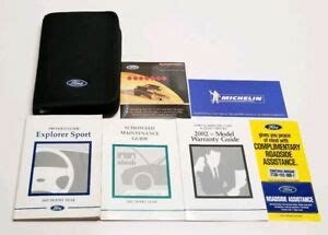 eBook 2002 Ford Explorer Sport Owners Manual