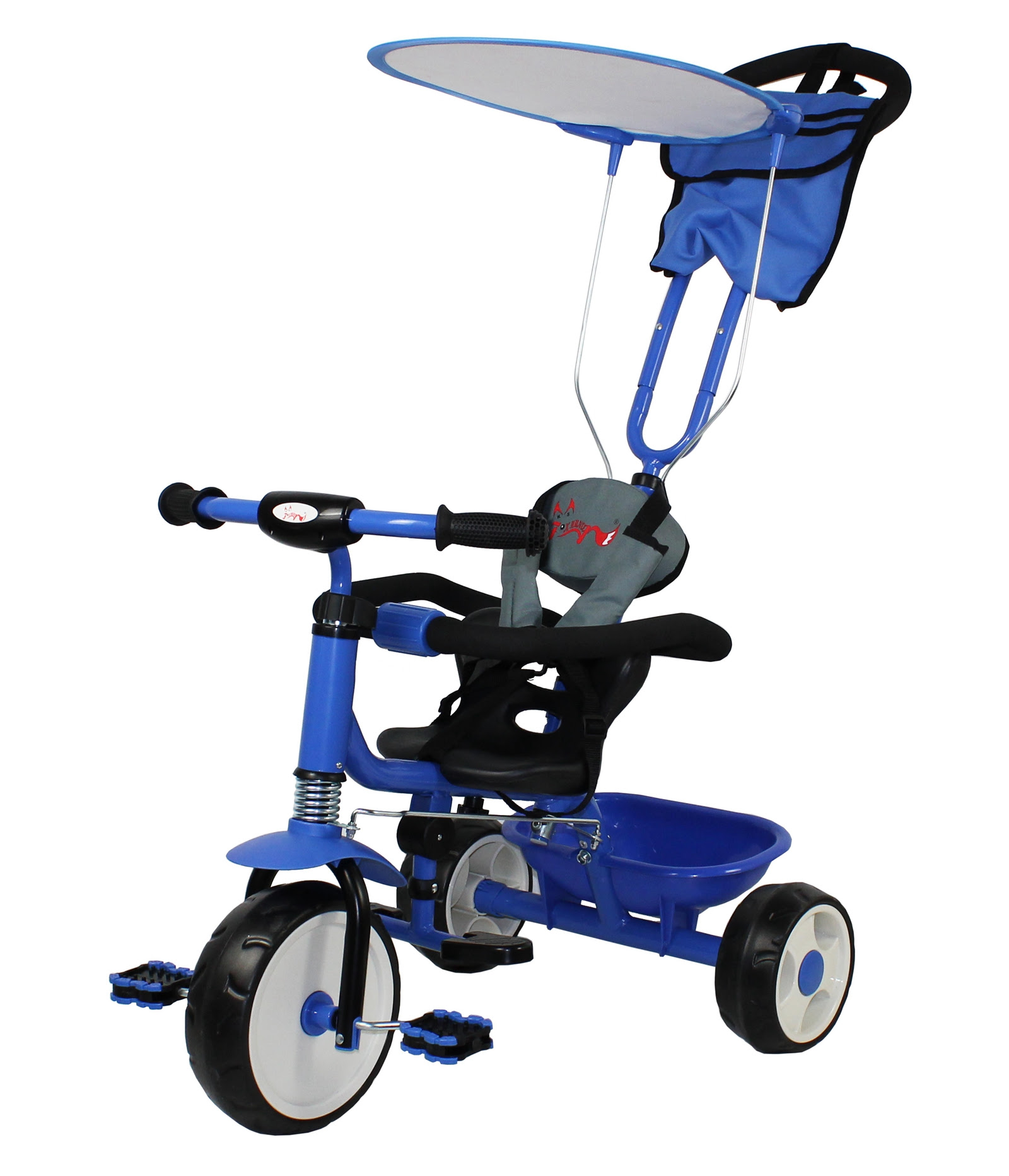 FoxHunter Kids Child Trike Tricycle 3 Wheel 4 In 1 Ride Bike Parent