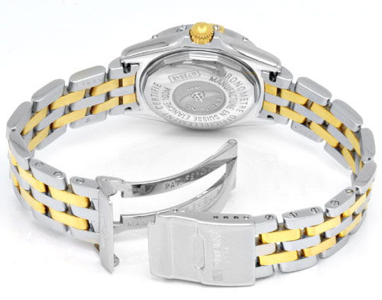 Original-Foto 4, BREITLING CALLISTINO DAMEN STG PILOT-BAND TOPUHR NEUZ.!