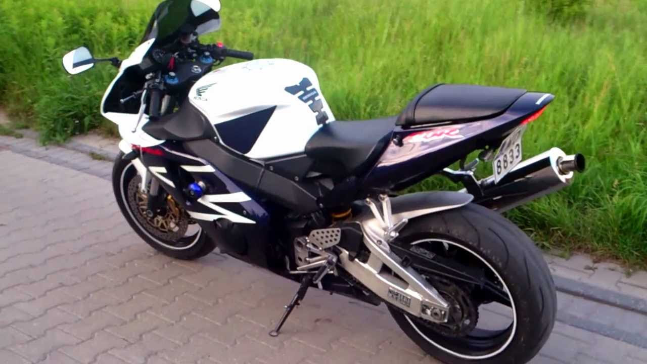Honda CBR 954 custom exhaust sound YouTube
