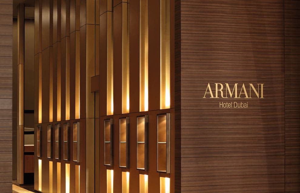 Todo el estilo de Armani, en un hotel en Dubai
