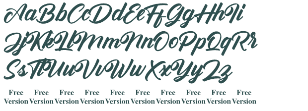 Antonellie Calligraphy Demo font download free (truetype)
