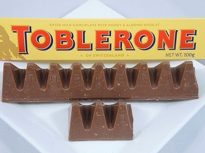 トブラローネ Toblerone ミルクホワイト スイス産チョコ Review