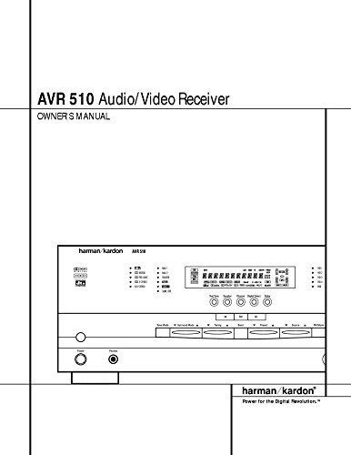 PDF Harmon Kardon Avr 510 Owners Manual