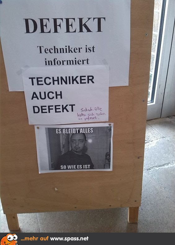 Techniker | Lustige Bilder auf Spass.net