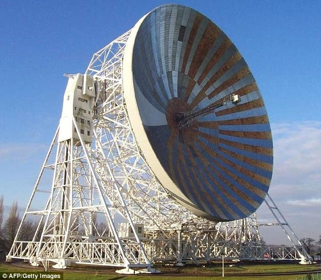 British scientists used the Lovell Telescope at Jodrell Bank in Macclesfield to search for signs of the Beagle 2