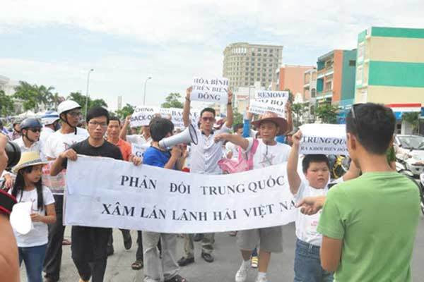 giàn khoan, Trung Quốc, diễu hành, chủ quyền