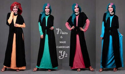 10 Contoh Desain Baju Muslim Wanita Masa Kini Oke