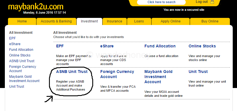 Cara Transfer Duit Ke Akaun Asnb Melalui Maybank2u Classic Website Wanderhoney Com