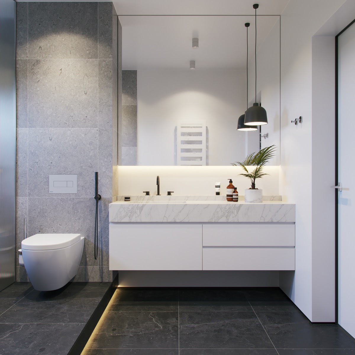 36 Modern Grey \u0026 White Bathrooms That Relax Mind Body \u0026 Soul