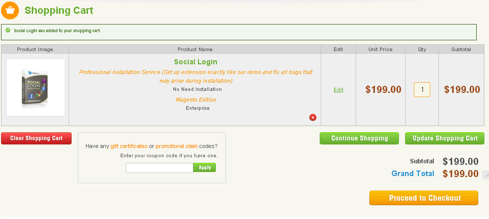 One Step Checkout extension magento - checkout cta button