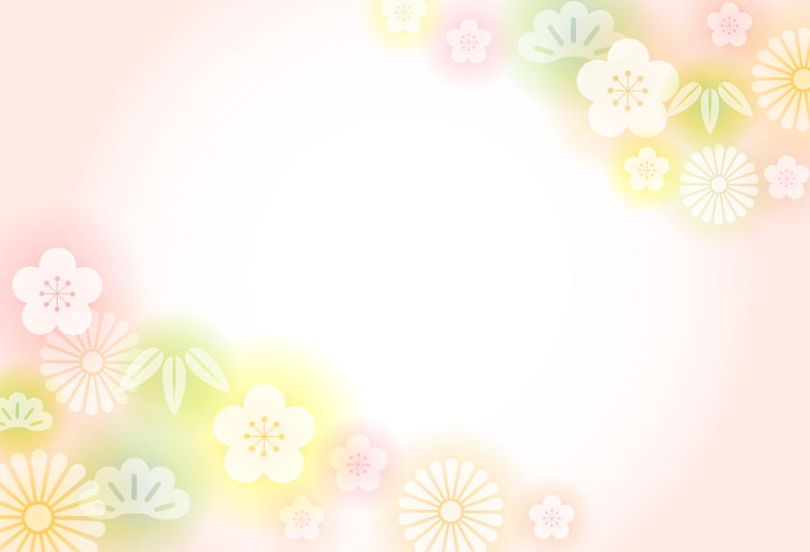 フリーイラスト 松と竹と梅と菊の新春の背景でアハ体験 Gahag 著作権フリー写真 イラスト素材集