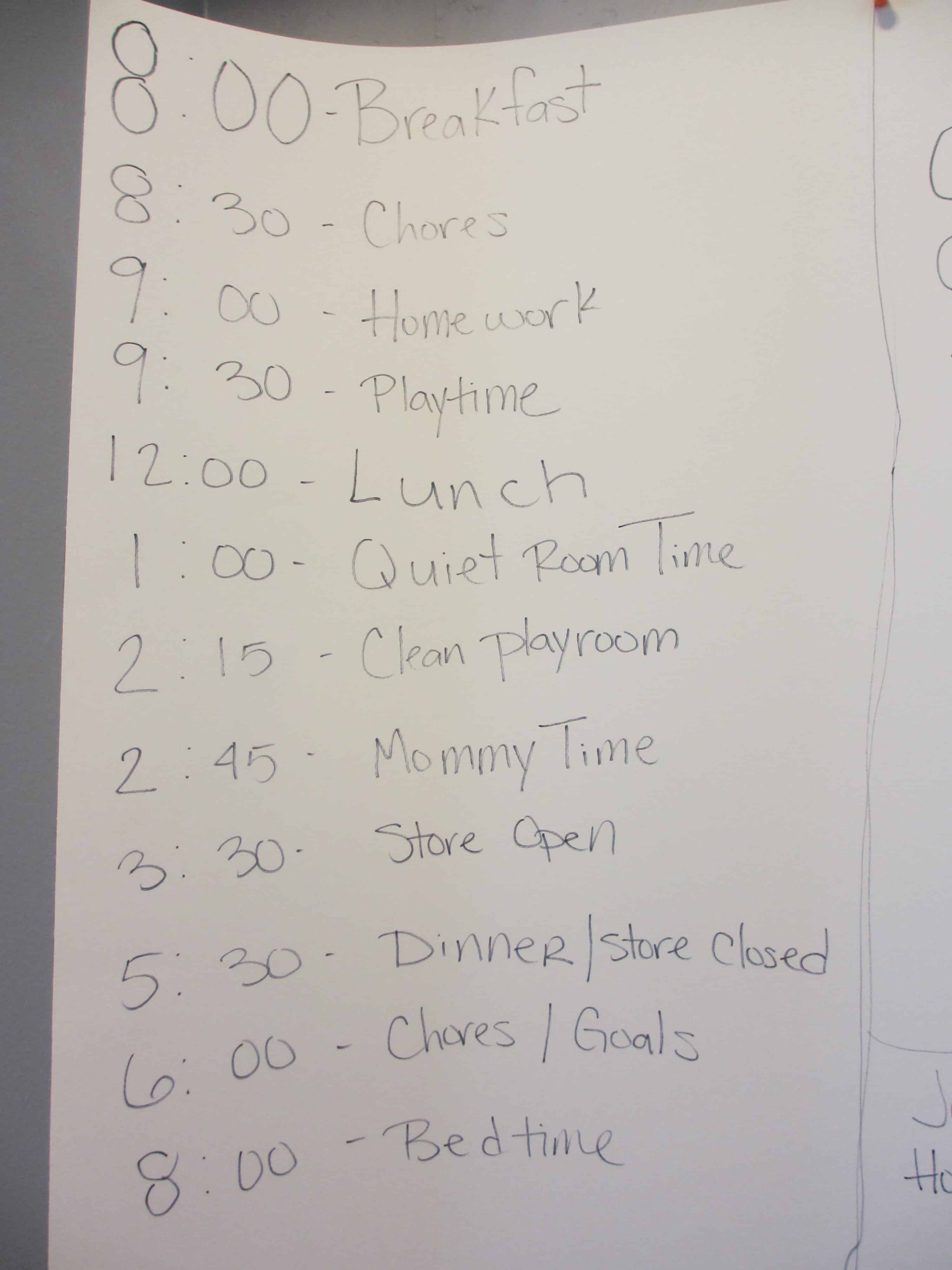 Summer Schedule and Bored Bucket | Simple Family Preparedness