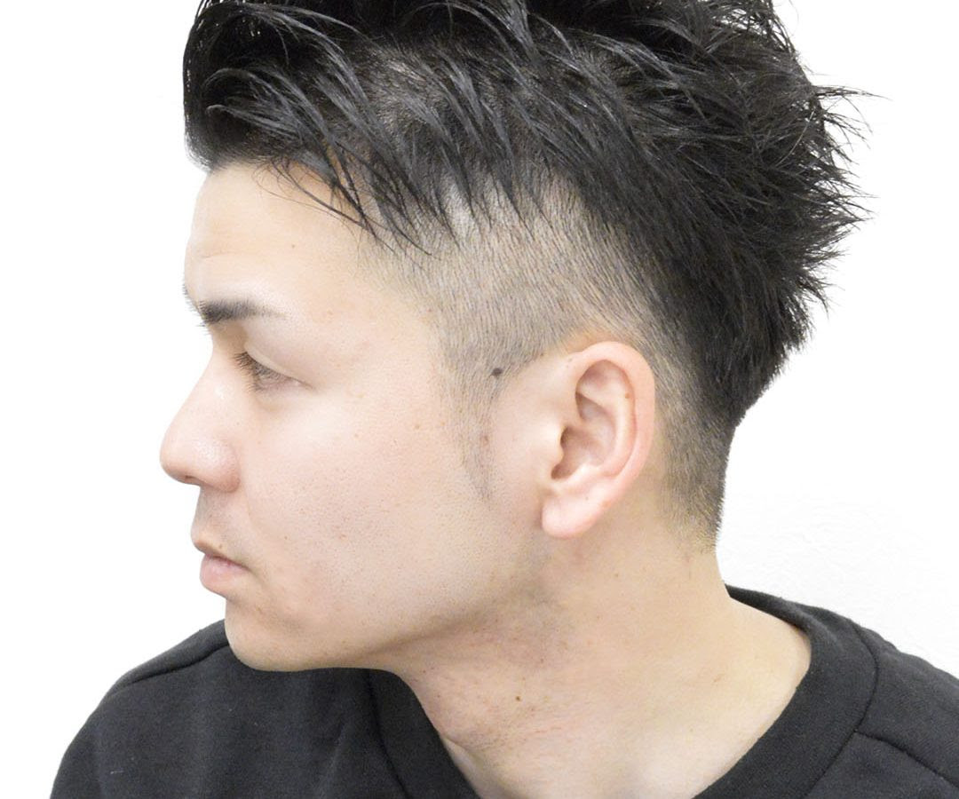 Clipper Homme ツーブロックのオールバックスタイル