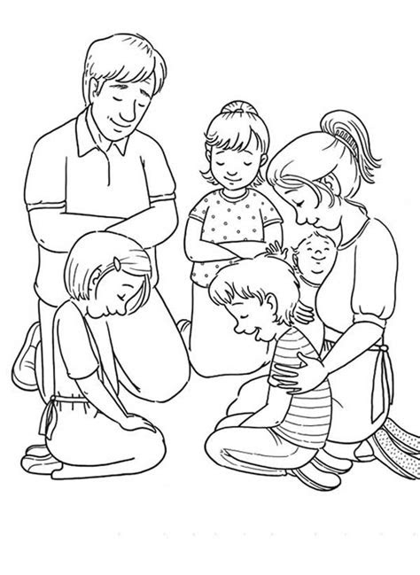 people praying drawing  getdrawingscom