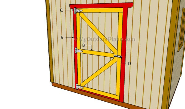 DIY Shed Door Plans | MyOutdoorPlans | Free Woodworking Plans and ...