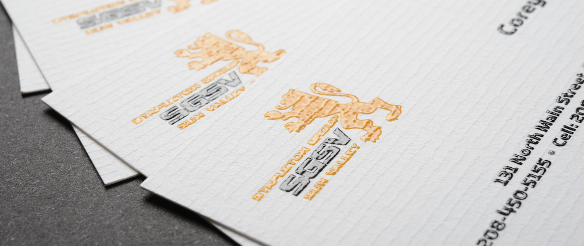 Raised Ink Business Cards