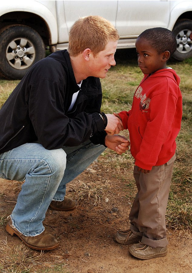 Remarkably, given their very different lives, the pair have kept in close contact over the last decade, meeting up on most of Prince Harry's visits to Lesotho over the years 