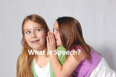 What is Speech