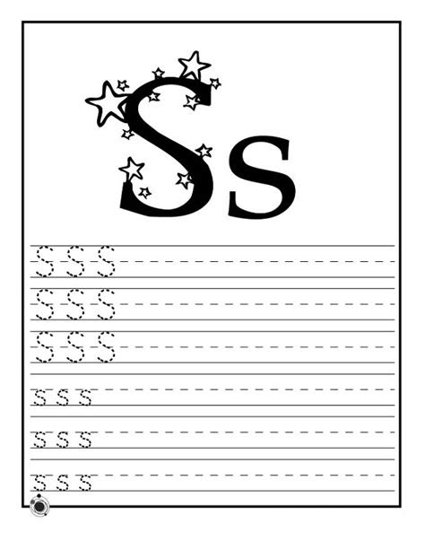  free trace letter s worksheets activity shelter
