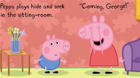 peppa pig  george pig playing hide  seek hd anime